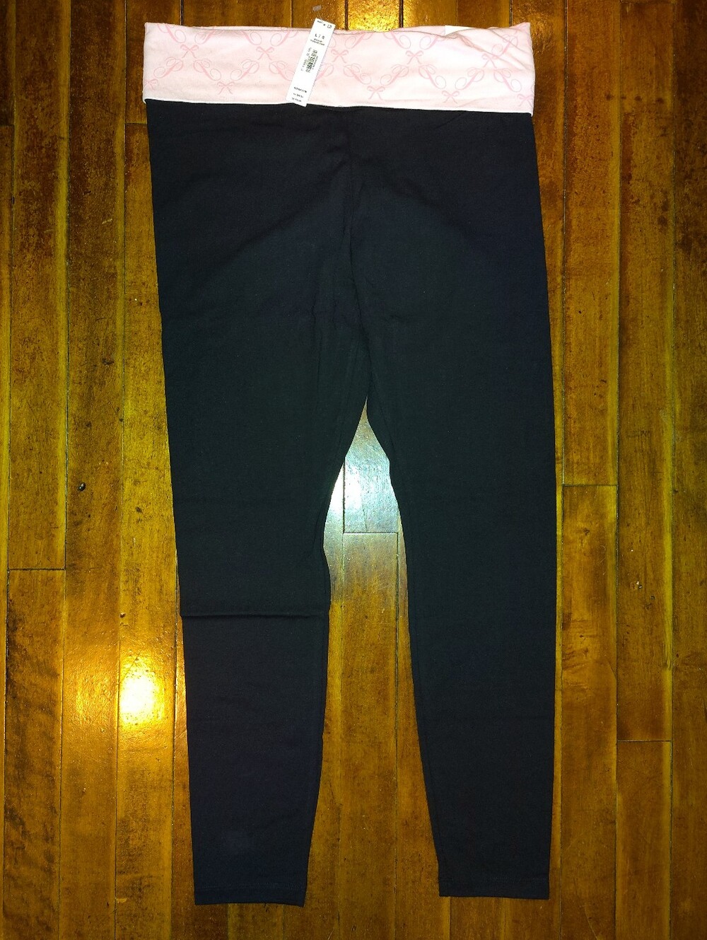 Victoria's Secret PINK All Day Cotton Foldover Leggings SIZE LARGE